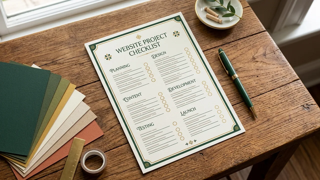 Website Project Checklist for Perth businesses